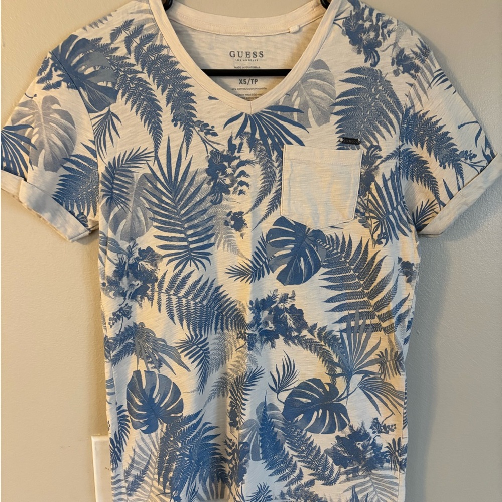 Guess Tropical Print T-Shirt